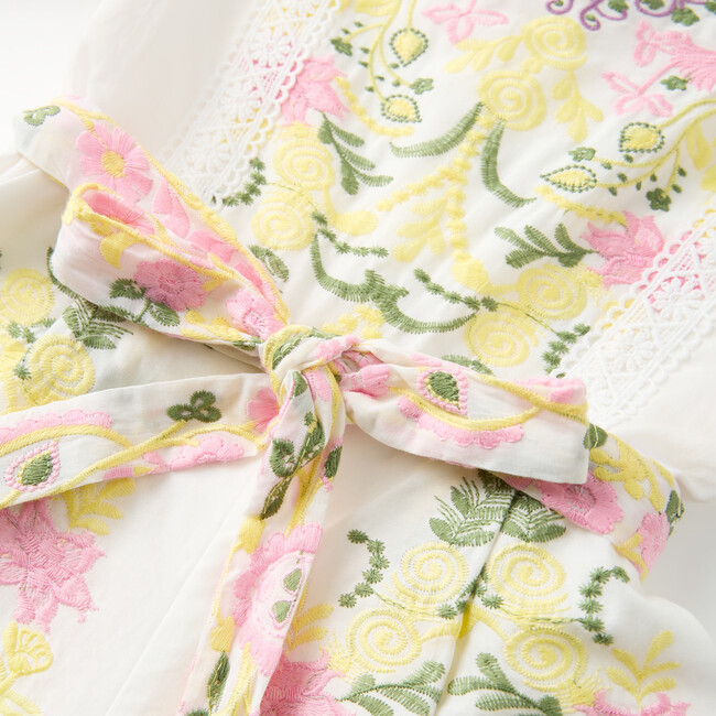 Fiona Embroidered Romper, Multi - Dresses - 6