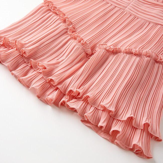 Emery Mini Dress, Peach - Dresses - 6