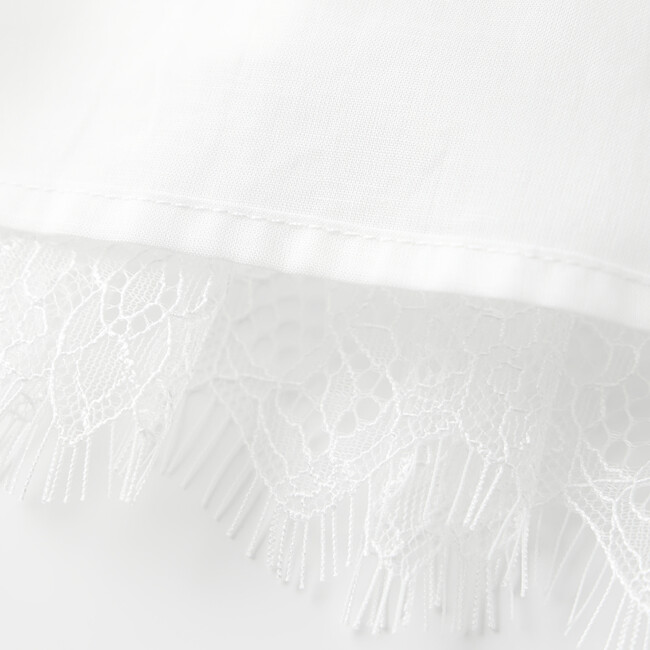 Emily Lace Mini Dress, Ivory - Dresses - 6