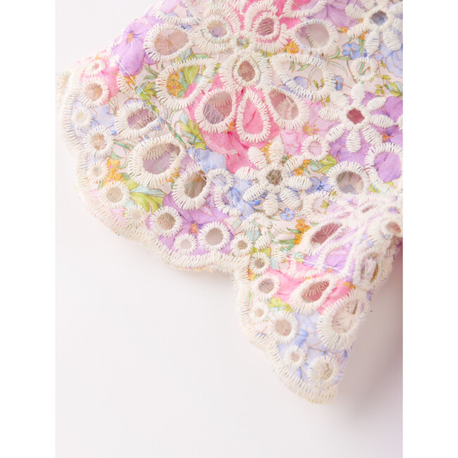 Baby Charlotte Embroidered Mini Dress, Floral - Dresses - 5