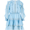 Rosie Mini Dress, Powder Blue - Dresses - 1 - thumbnail