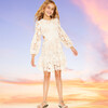 Amara Embroidered Mini Dress, Beige - Dresses - 2