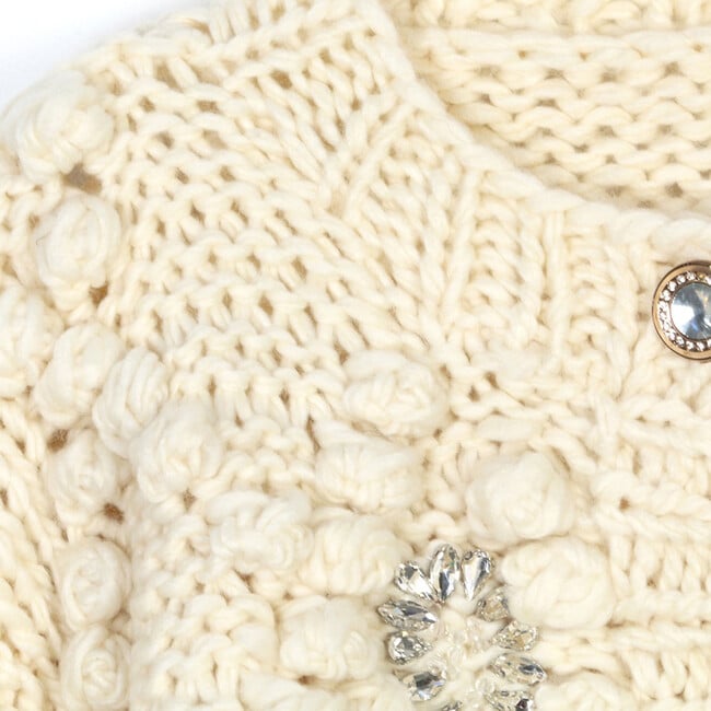 Sophia Knit Cardigan, Crème - Cardigans - 3