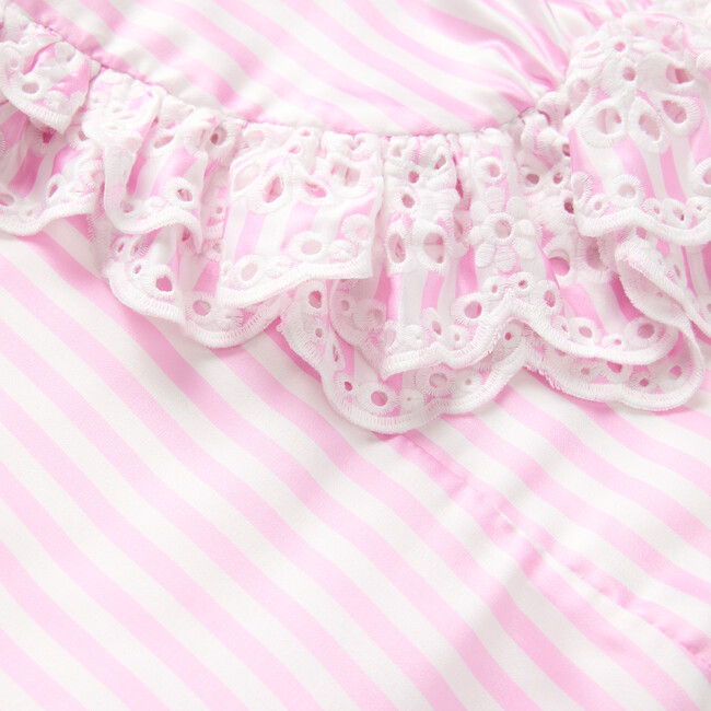 Iris Maxi Dress, Pink Stripe - Dresses - 6