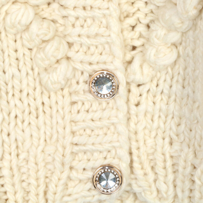 Sophia Knit Cardigan, Crème - Cardigans - 4