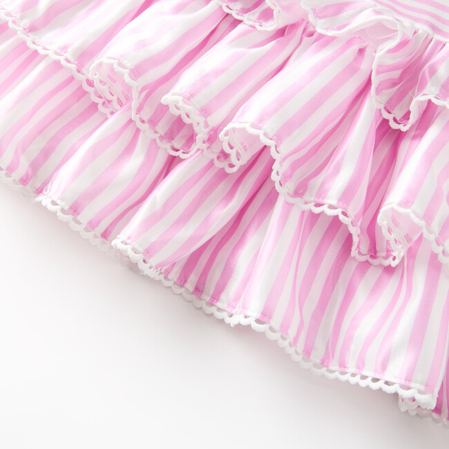 Iris Maxi Dress, Pink Stripe - Dresses - 7