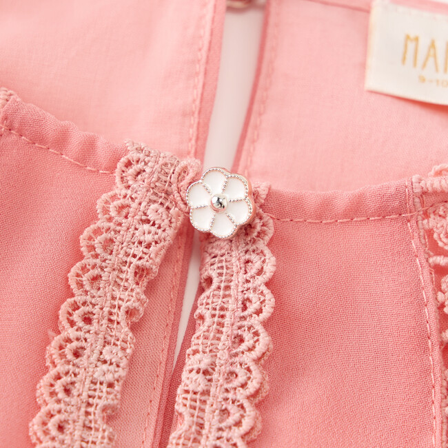 Rosie Mini Dress, Peach - Dresses - 4