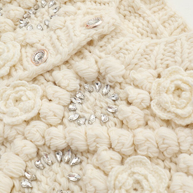 Sophia Knit Cardigan, Crème - Cardigans - 5