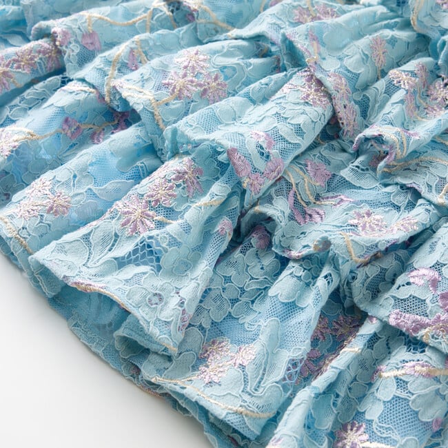 Angelica Embroidered Mini Dress, Floral - Dresses - 6