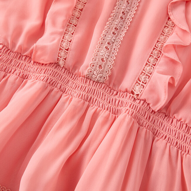 Rosie Mini Dress, Peach - Dresses - 5