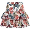 Elana Embroidered Mini Skirt, Floral - Skirts - 2