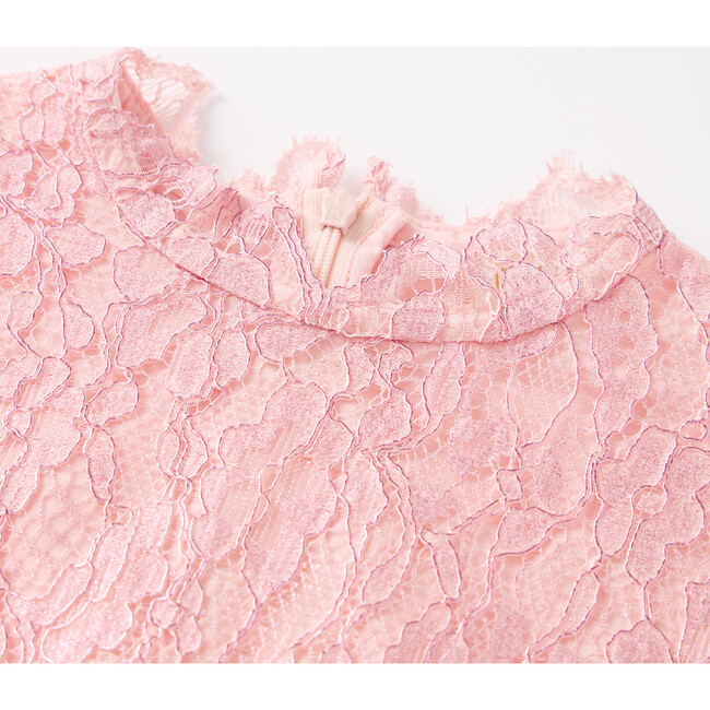 Dolly Embroidered Mini Dress, Pink - Dresses - 3