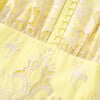 Charm Embroidered Mini Dress, Yellow - Dresses - 4 - thumbnail