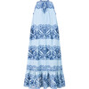 Annie Embroidered Maxi Dress, Powder Blue - Dresses - 1 - thumbnail