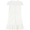 Annalisa Lace Mini Dress, Ivory - Dresses - 1 - thumbnail