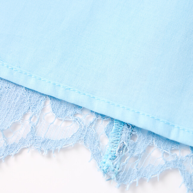 Dolly Embroidered Mini Dress, Blue - Dresses - 7