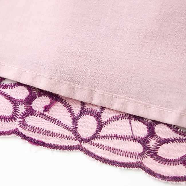 Annie Embroidered Sleeve Mini Dress, Thistle - Dresses - 4