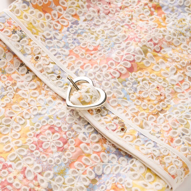 Avelle Embroidered Mini Dress, Floral - Dresses - 5