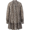 Glamour Mini Dress, Leopard - Dresses - 2 - thumbnail