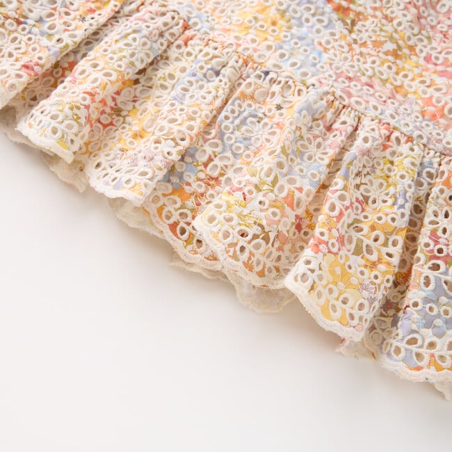 Avelle Embroidered Mini Dress, Floral - Dresses - 6