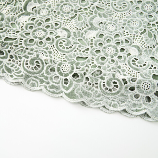 Libby Embroidered Mini Dress, Mint - Dresses - 5