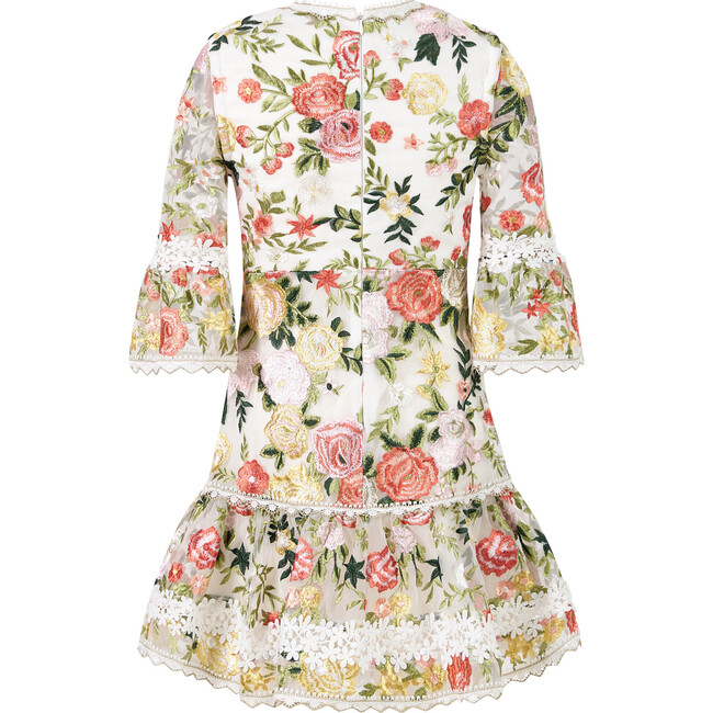 Allure Embroidered Sleeve Mini Dress