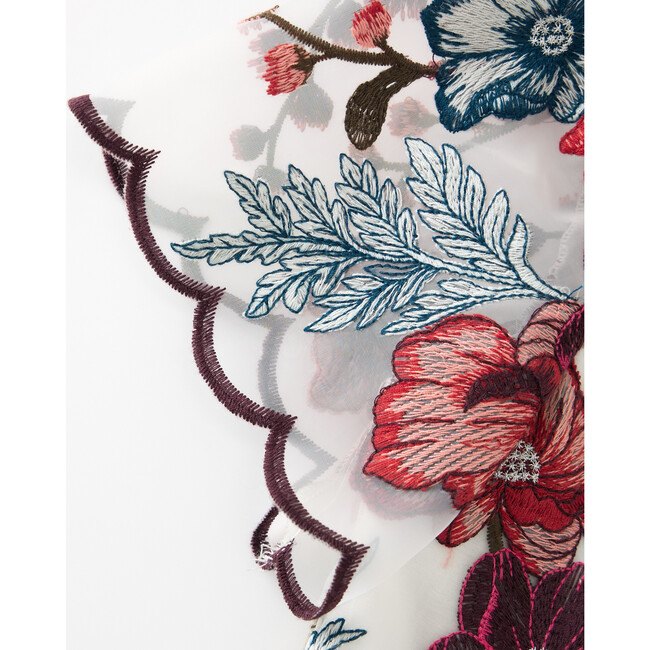 Elana Embroidered Top, Floral - Blouses - 4