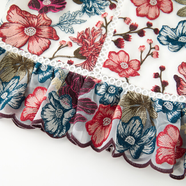 Elana Embroidered Top, Floral - Blouses - 5