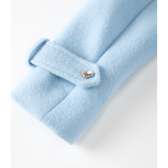 Adeline Fur Coat, Powder Blue - Coats - 7