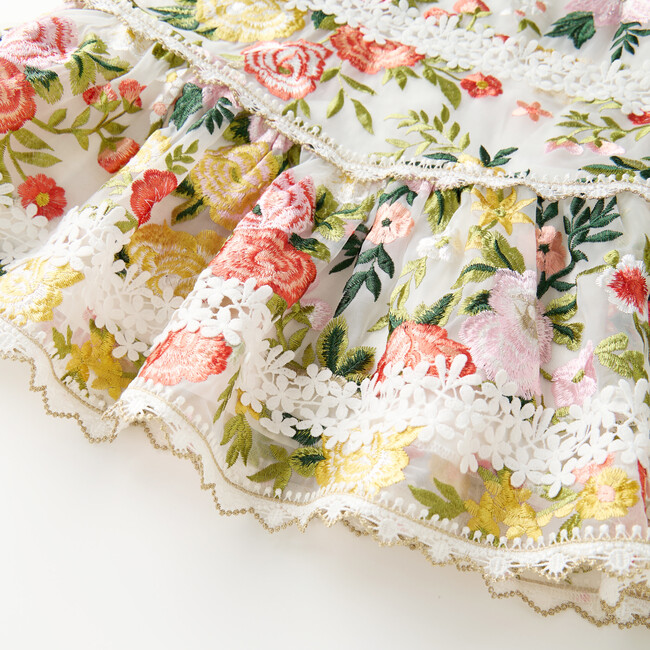 Allure Embroidered Mini Dress, Floral - Dresses - 6