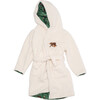 Cozy Switch Robe Reversible Sherpa & Printed Mink Robe with Appliqué, Coconut Camping Trails - Robes - 1 - thumbnail