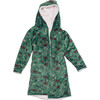 Cozy Switch Robe Reversible Sherpa & Printed Mink Robe with Appliqué, Coconut Camping Trails - Robes - 2