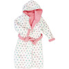 Cozy Switch Robe Reversible Glow in the Dark & Sherpa Robe for Kids, Cosmos Pink Hearts - Robes - 2 - thumbnail
