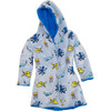 Cozy Switch Robe Reversible Glow in the Dark & Sherpa Robe for Kids, Brilliant Blue Sea Life - Robes - 2
