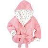 Cozy Switch Robe Reversible Glow in the Dark & Sherpa Robe for Kids, Cosmos Pink Hearts - Robes - 3 - thumbnail
