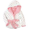 Cozy Switch Robe Reversible Glow in the Dark & Sherpa Robe for Kids, Cosmos Pink Hearts - Robes - 4 - thumbnail