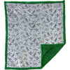 Cozy Switch Blanket Reversible Sherpa & Glow in the Dark Blanket with Plush Toy Pocket, Katydid Skeleton Dino - Blankets - 2