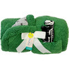 Cozy Switch Blanket Reversible Sherpa & Glow in the Dark Blanket with Plush Toy Pocket, Katydid Skeleton Dino - Blankets - 4