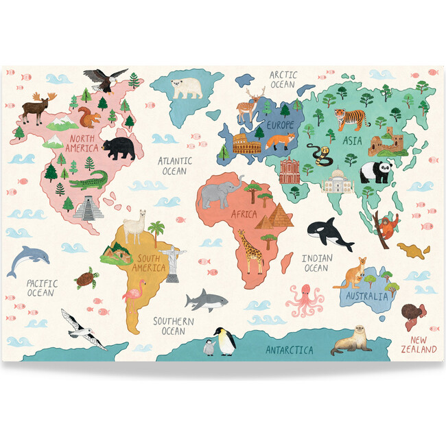 World Map Print