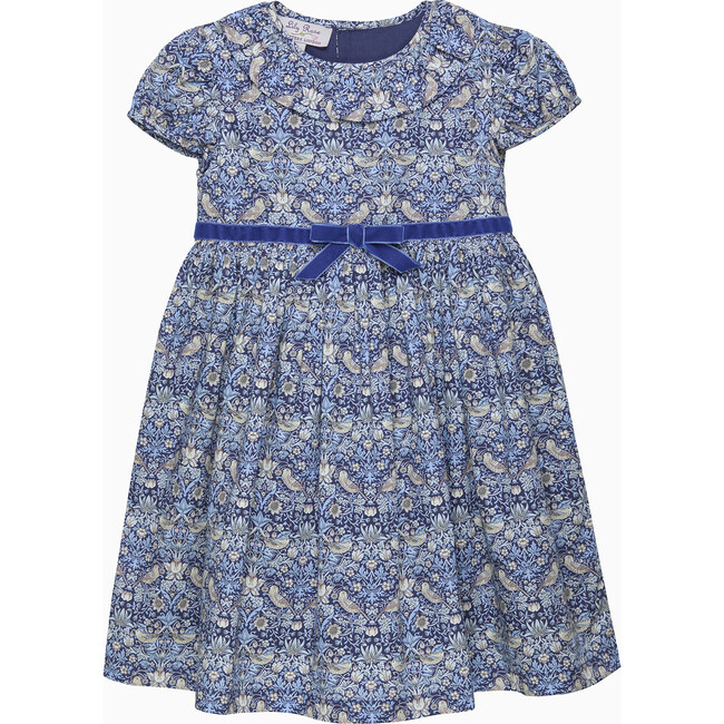 Strawberry Thief Dress, Blue Strawberry Thief