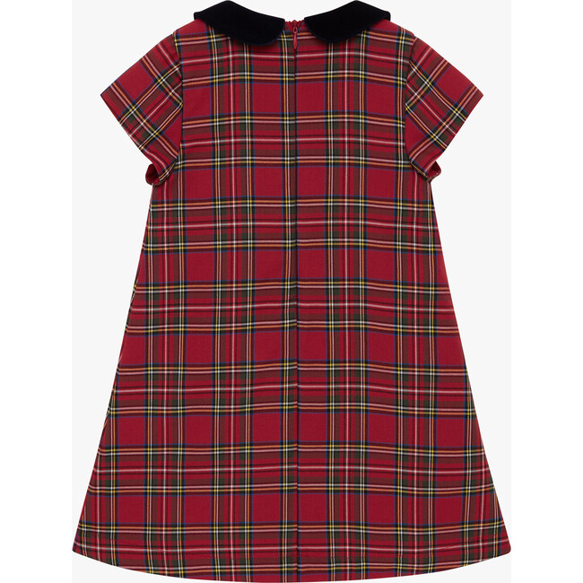 Madeline Tartan Dress, Red Tartan