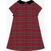 Madeline Tartan Dress, Red Tartan - Dresses - 2 - thumbnail