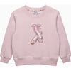 Ballerina Sweatshirt, Pink/ Pink Poppy & Daisy - Sweatshirts - 1 - thumbnail