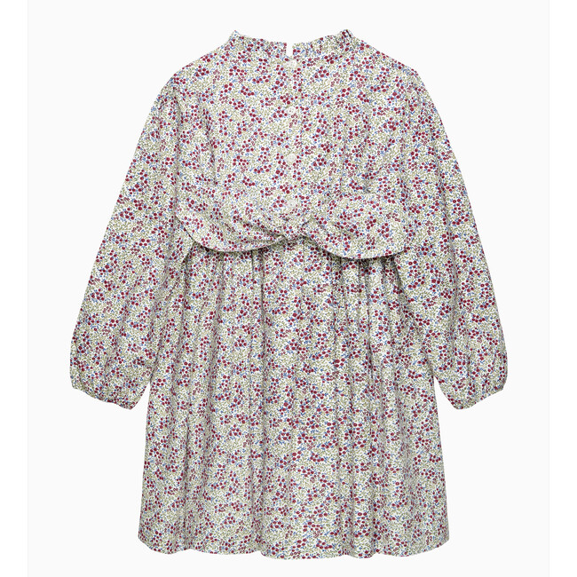 Kids Edie Berry Smocked Dress, Berry Floral