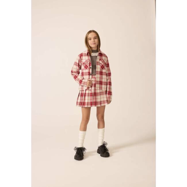 Holly Skort in Jazzberry Plaid