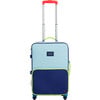 Logan Carry-On Suitcase, Navy/Neon - Luggage - 1 - thumbnail