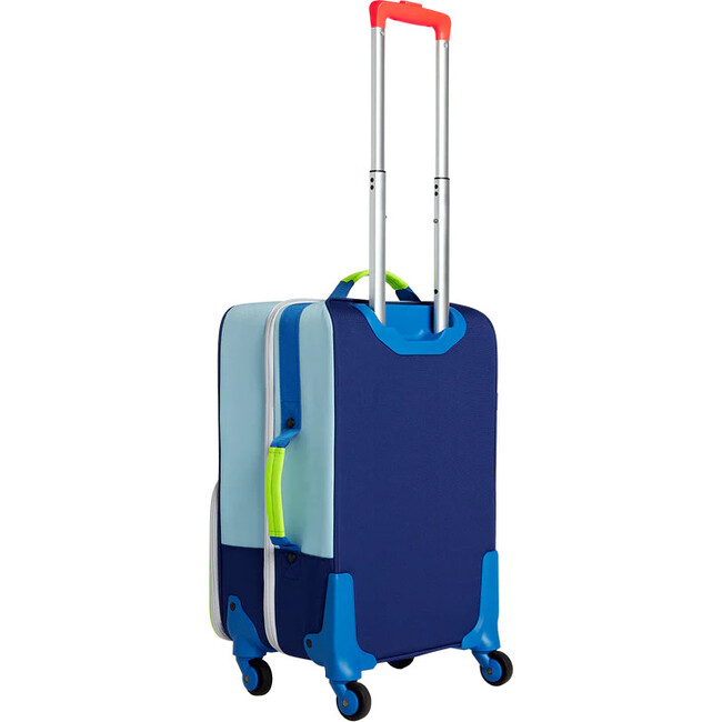 Logan Carry-On Suitcase, Navy/Neon