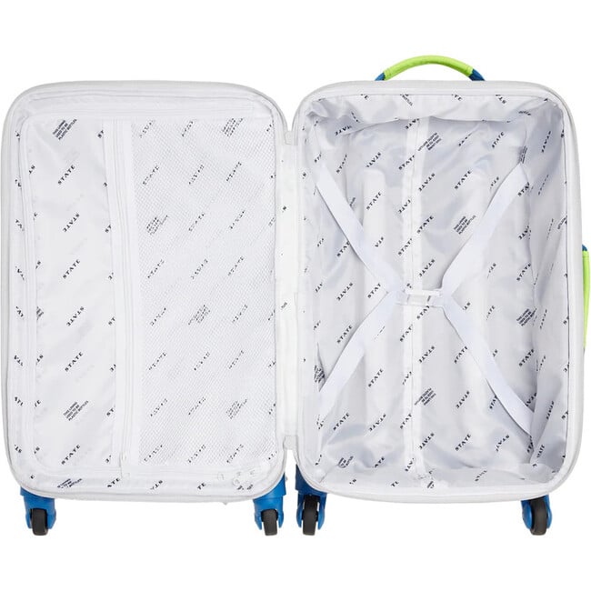 Logan Carry-On Suitcase, Navy/Neon - Luggage - 4