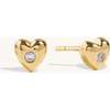 Twinkle Heart Studs - Mini - Earrings - 1 - thumbnail