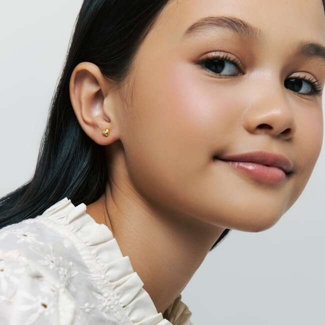 Twinkle Heart Studs - Mini